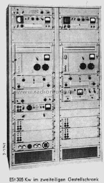 Weitverkehr-Empfangsanlage TRANSRADIO III ESt 305 Kw; Telefunken (ID = 1356610) Misc