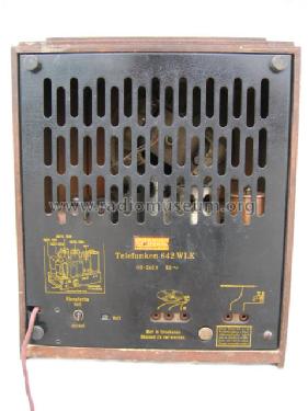 Marschall 642WLK ; Telefunken; Wien (ID = 240324) Radio