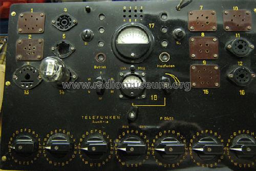 Röhrenprüfgerät P0461; Telefunken; Wien (ID = 709709) Equipment