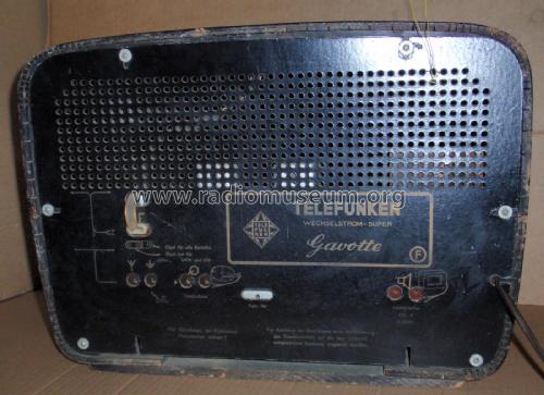 Gavotte 3552; Telefunken France; (ID = 1852218) Radio