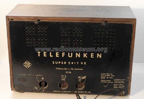 Super 2417VK; Telefunken, Helsinki (ID = 610744) Radio