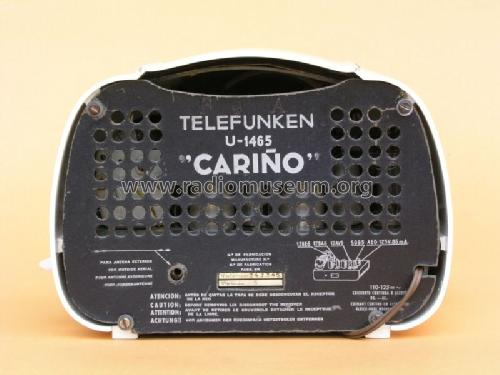 Cariño U1465; Telefunken (ID = 97456) Radio
