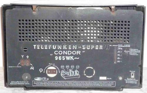 Condor 965WK; Telefunken (ID = 524211) Radio