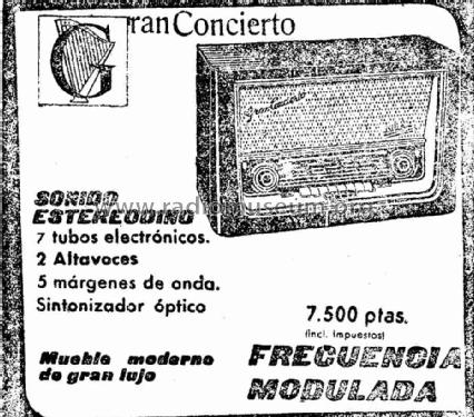 Gran Concierto A-1867 FM; Telefunken (ID = 971544) Radio