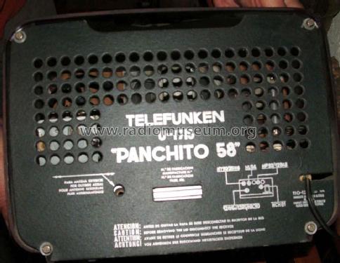 Panchito 58 U1715; Telefunken (ID = 601609) Radio
