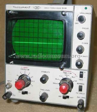 Oscilloscope S51B; Telequipment Ltd.; (ID = 212012) Equipment
