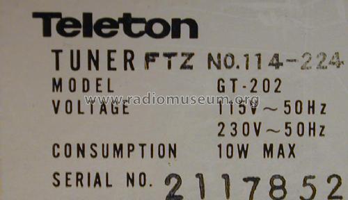 FET Integrated Circuit GT-202; Teleton Gruppe (ID = 1493844) Radio