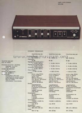 Teleton Stereo Amplifier SAQ-408; Teleton Gruppe (ID = 1689950) Ampl/Mixer