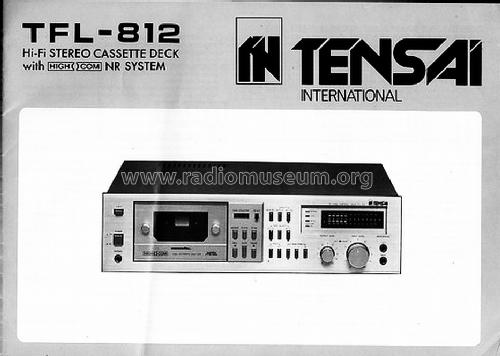 Hi-Fi Stereo Cassette Deck TFL-812; Tensai brand (ID = 1177609) R-Player