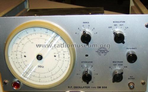 RF Oscillator OM 866; TES - Tecnica (ID = 1916898) Equipment