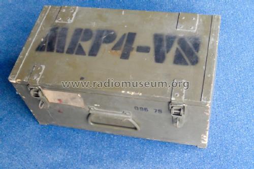 Militärkoffer - Miniature Surveillance Radar Receiver MRP4-VS - IRLS-4; Tesla; Praha, (ID = 1838264) RADAR