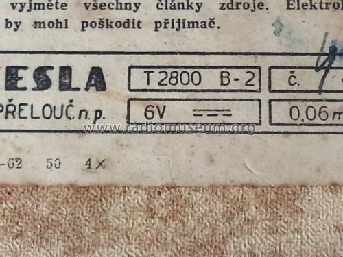 T-2800; Tesla; Praha, (ID = 1950207) Radio