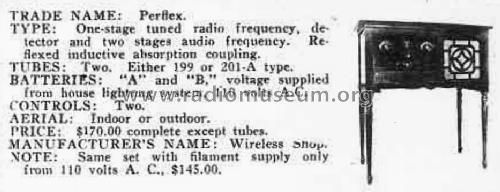 Perflex ; The Wireless Shop, A (ID = 1544189) Radio