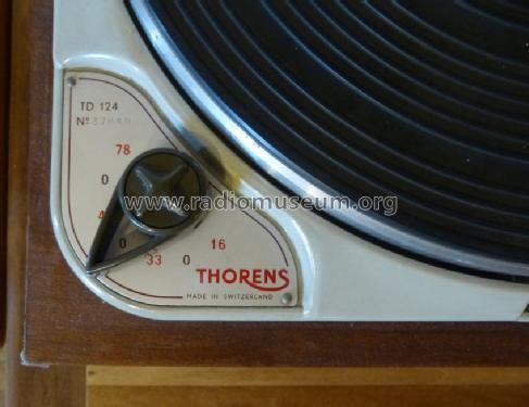 Plattenspieler TD124; Thorens SA; St. (ID = 1480471) Reg-Riprod