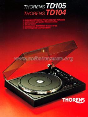 TD105; Thorens SA; St. (ID = 1598424) R-Player