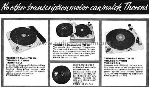 TD135; Thorens SA; St. (ID = 1190023) R-Player