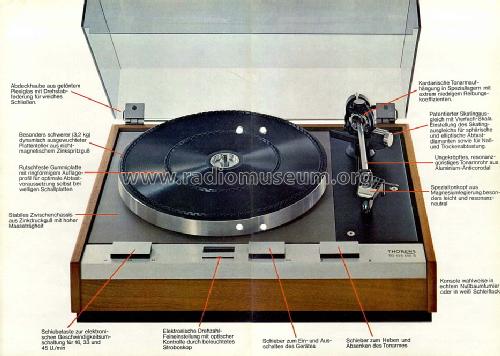 Transcription Turntable TD 125 Mk II; Thorens SA; St. (ID = 1598480) R-Player