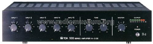 Mixer Power Amplifier A-512E; Toa Electric Co., (ID = 1600742) Ampl/Mixer