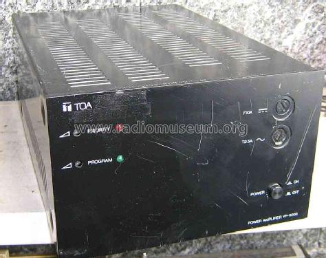 Power Amplifier VP-1120B; Toa Electric Co., (ID = 831633) Ampl/Mixer