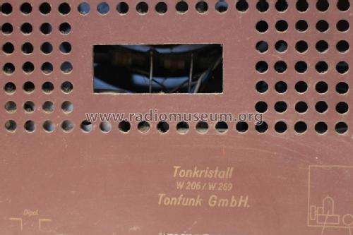 Tonkristall W206; Tonfunk GmbH; (ID = 1850005) Radio