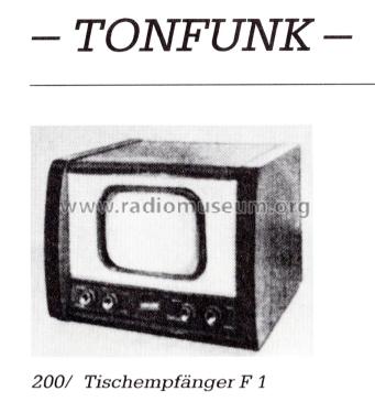 Violetta F1; Tonfunk GmbH; (ID = 2914789) Television