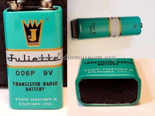 Juliette - Transistor Radio Battery 006P 9V; Topp Import & Export (ID = 2823413) A-courant