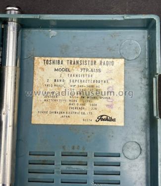 2 Band Transistor 7TP-415S; Toshiba Corporation; (ID = 2894479) Radio