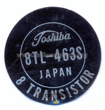 2 Band 8 Transistor 8TL-463S; Toshiba Corporation; (ID = 1491654) Radio