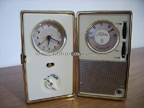 Travel Clock 6 Transistor 6TC485; Toshiba Corporation; (ID = 1369716) Radio