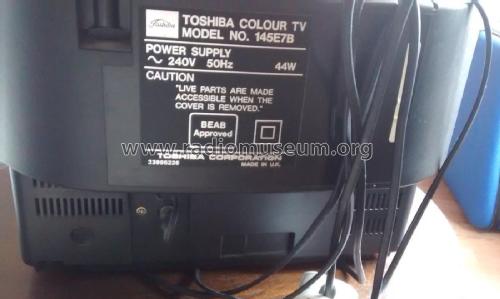 Colour TV 145E7B; Toshiba Corporation; (ID = 1741989) Television