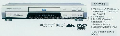 DVD Video Player SD-210E; Toshiba Corporation; (ID = 2096176) R-Player