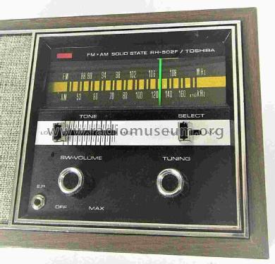 FM AM Solid State RH-502F; Toshiba Corporation; (ID = 2813825) Radio