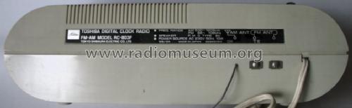 FM-AM Solid State Digital Clock Radio RC-803 F; Toshiba Corporation; (ID = 663113) Radio