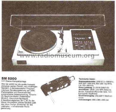 SM-5200; Toshiba Corporation; (ID = 779807) Radio
