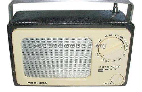 Solid State Radio RP-419F; Toshiba Corporation; (ID = 500930) Radio