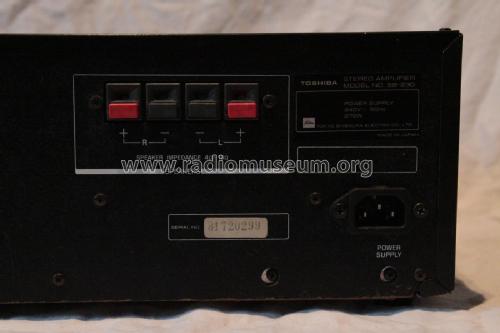 Stereo Premain Amplifier Model SB-230; Toshiba Corporation; (ID = 1996365) Ampl/Mixer