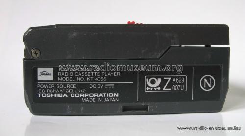 Stereo Radio Cassette Player KT-4056; Toshiba Corporation; (ID = 737969) Radio