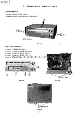 Stereo Receiver SA-7100; Toshiba Corporation; (ID = 1641913) Radio