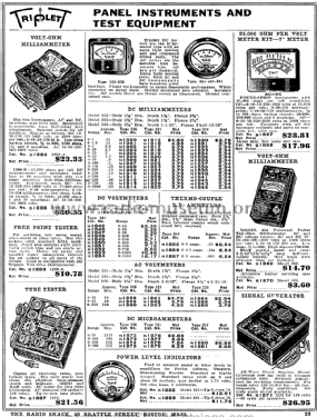 Pocket Volt-Ohm-Milliammeter 666; Triplett Electrical (ID = 1306782) Equipment