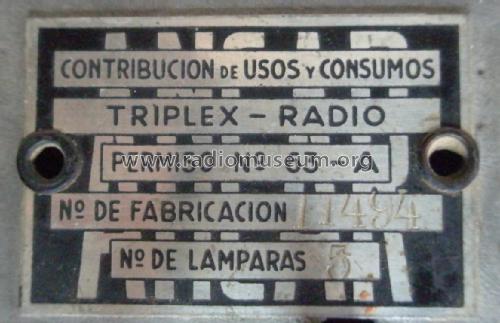 556A; Triplex - Radio, Jos (ID = 1906455) Radio