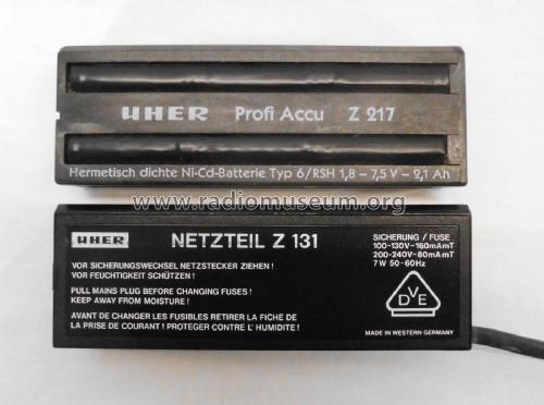 Netzanschluss- und Ladegerät Z131; Uher Werke; München (ID = 2060614) Power-S