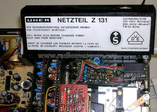 Netzanschluss- und Ladegerät Z131; Uher Werke; München (ID = 615554) Power-S