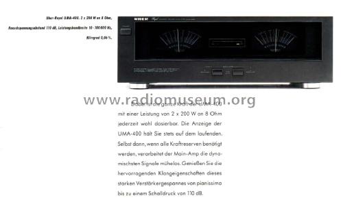 Royal Stereo Power Amplifier UMA-400; Uher Werke; München (ID = 1943874) Ampl/Mixer