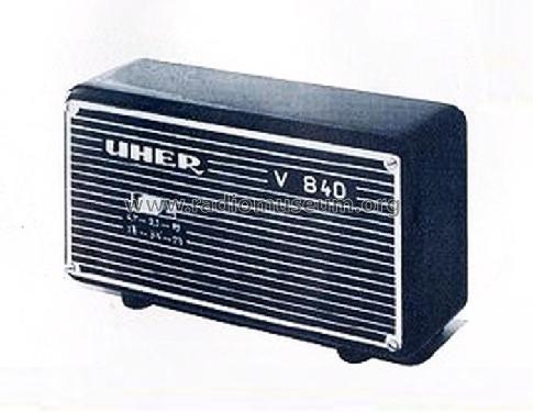 Zusatzverstärker V 840; Uher Werke; München (ID = 2131657) Ampl/Mixer