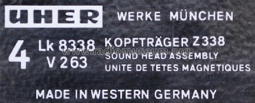 Variocord Stereo 263; Uher Werke; München (ID = 1031285) R-Player