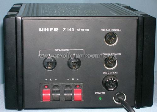 Z140 Stereo; Uher Werke; München (ID = 615289) Ampl/Mixer