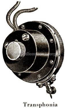 Elektro-Schalldose Transphonia; UNBEKANNTE FIRMA D / (ID = 1992241) Microphone/PU