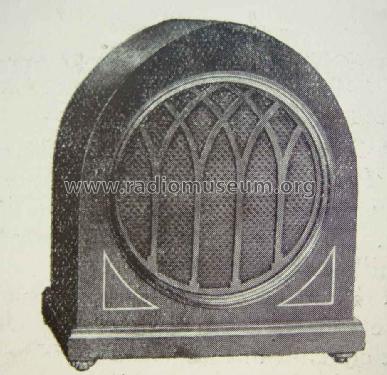 616 Cathedral Table Model ; United American (ID = 1670907) Speaker-P