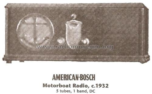 Motorboat Radio ; United American (ID = 1741224) Radio