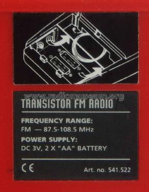 Beach Boy Transistor FM 541.522; Unknown - CUSTOM (ID = 2127714) Radio
